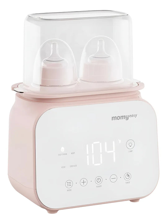 Esterilizador Y Calentador Digital De Biberones Rosado