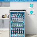 Refrigerador Mini Con Puerta De Vidrio 126 Latas Oficina Bar