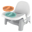 Silla Comedor Para Bebes Con Platos Color Gris