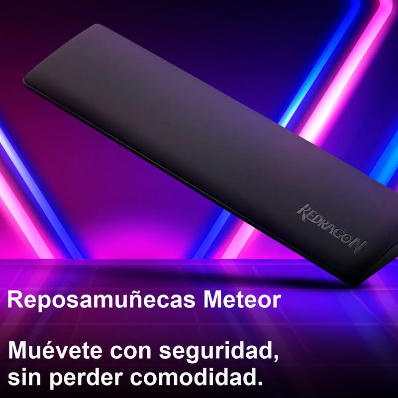 Reposamuñecas Meteor S, Redragon P035 / 60% 28.9x7.3x2cm Negro