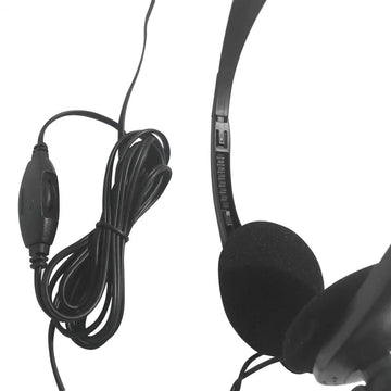 Diadema Para Pc Y Celular Con Micrófono Ahp-23-701 Negro