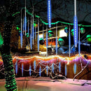 Set 2 Extensiones 10 Tubos Con Luces Navideñas Led Qishi