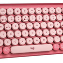 Teclado Bluetooth Logitech Qwerty Logitech Brown Español Latinoamérica Color Heartbreaker
