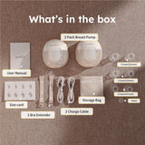 Sporramom W2 Extractor De Leche Manos Libres, Bomba De Lacta