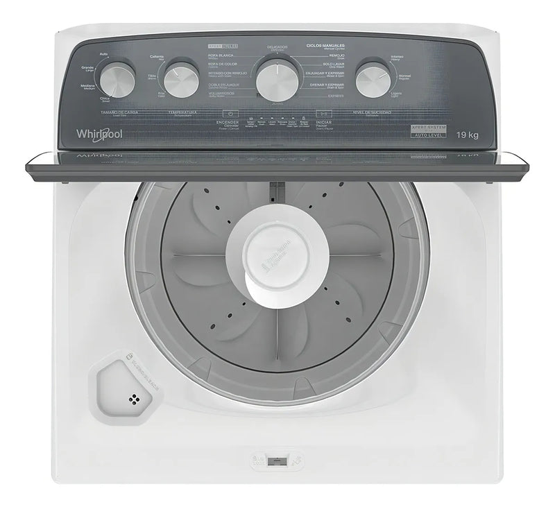 Lavadora automática Whirlpool hasta 19kg color blanco