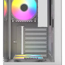 Gabinete Gamer Raidmax I802 Air Negra 5x Ventiladores Frgb Blanco