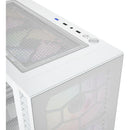 Gabinete Chasis Gamer Xyz Airone 100 Mesh White Rgb Blanco