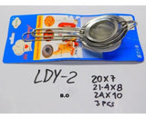 Coladores Utensilios Cocina Repostería Alimentos X3 Und Full