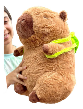 Capibara De Peluche Grande Realista Bonito Juguete Perfumado Color Marrón