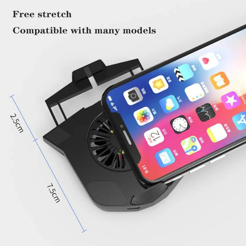 Mini Ventilador Gamer Celular Disipador Calor Refrigeracion Diseño1
