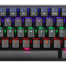 Teclado Gamer T-dagger Arena T-tgk321 Qwerty T-dagger Brown Español Color Negro Con Luz Rainbow