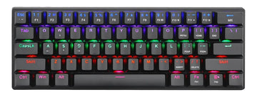 Teclado Gamer T-dagger Arena T-tgk321 Qwerty T-dagger Brown Español Color Negro Con Luz Rainbow