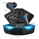 Auriculares Bluetooth 5.0 Inalámbricos K55 Tws Game Sports Color Negro