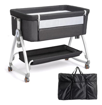 Joymor Cuna De Bebe 3 En 1, Moises De Noche Para Bebe, Con C