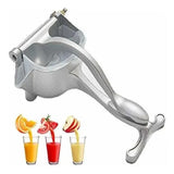 Exprimidor Extractor De Jugos De Naranjas Y Frutas Manual Plateado