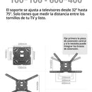 Soporte Tv North Bayou Nb-p5 Negro