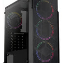 Gabinete Chasis Gamer Aerocool Ore Saturn 4 Ventiladores Frgb