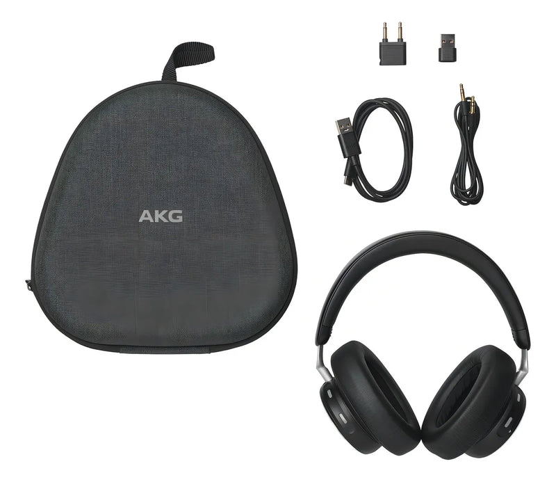 Auriculares híbridos negros con cancelación de ruido Akg N9