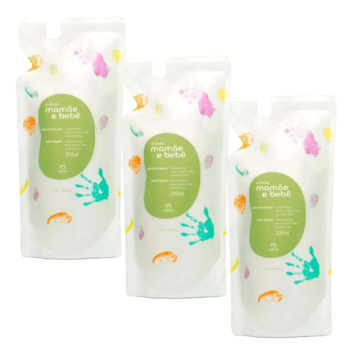3 Rep Jabon Liquido Mama Y Bebe