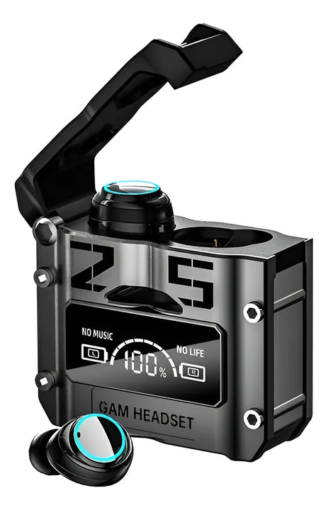 Auriculares Inalámbricos Para Juegos Bluetooth 5.3 M25 De Tw Plateado