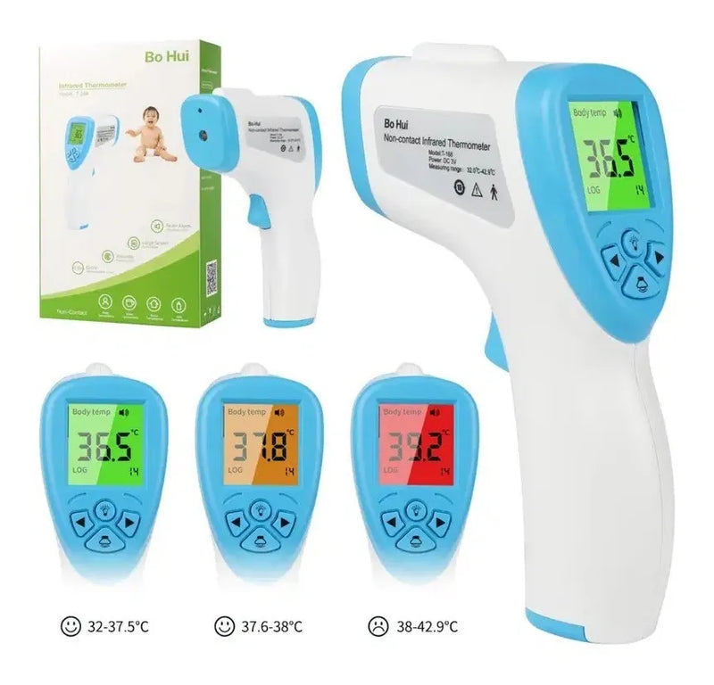 Termómetro Infrarrojo Digital Bo Hui T-168 Con Certificado Púrpura