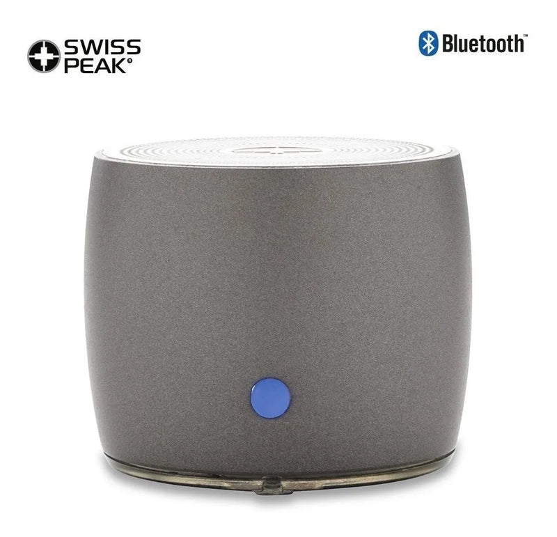 Speaker Bluetooth Bass Swisspeak 3w Parlante Altavoz Gris
