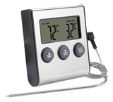 Termómetro Digital Horno Cocina Bbq Sonda Acero Iman Base