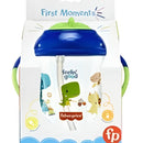 Vaso de entrenamiento Fisher Price con pajita blanda y pajita, 270 ml