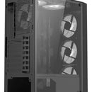 Gabinete Gamer Iceberg Flow C Dark Edition 6 Fans No Led Color Negro