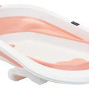 Bañera Plegable Con Soporte Y Cojín Stand Happy Baby Color Rosa