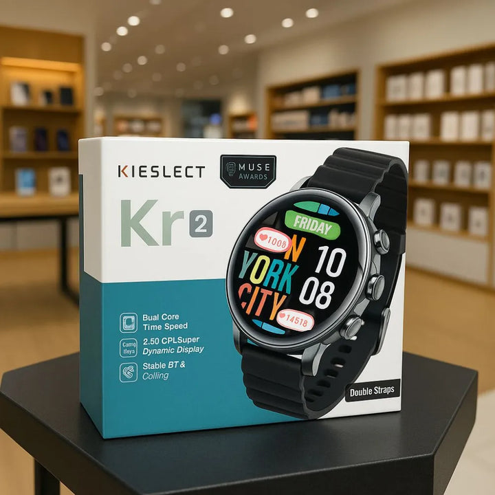 Reloj Inteligente Smartwatch Kieslect Kr2 Pulso Magnetico Blanco Negro