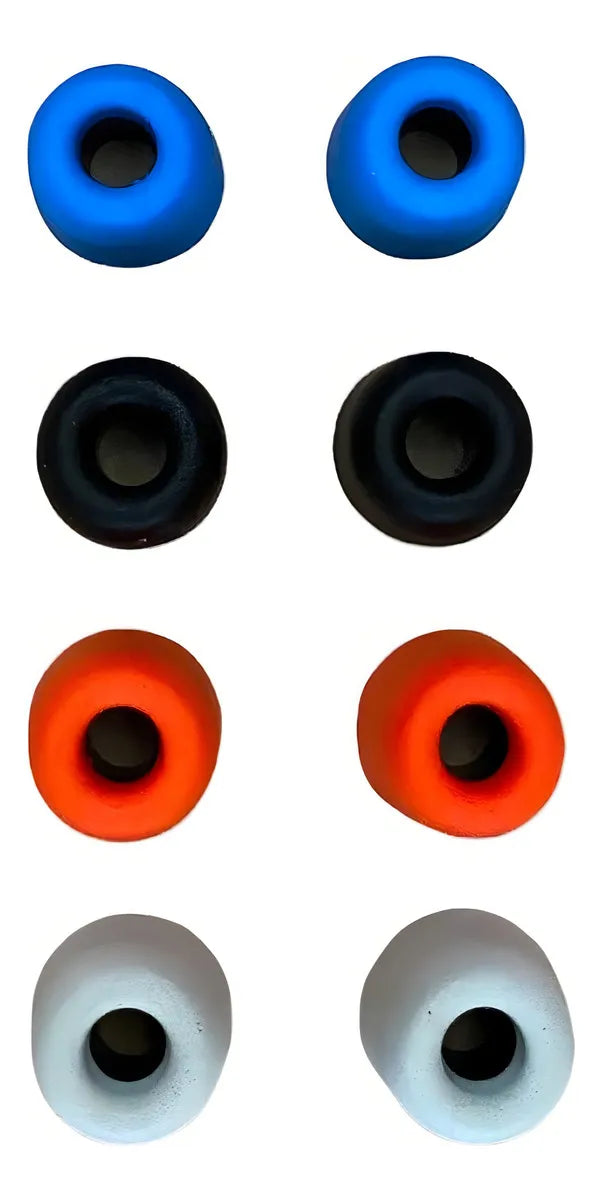Kit de 4 pares de gomas viscoelásticas con forma de puntero para teléfonos colores surtidos