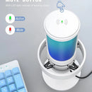 Micrófono Gamer Fifine Ampligame Modelo A8 Usb Blanco