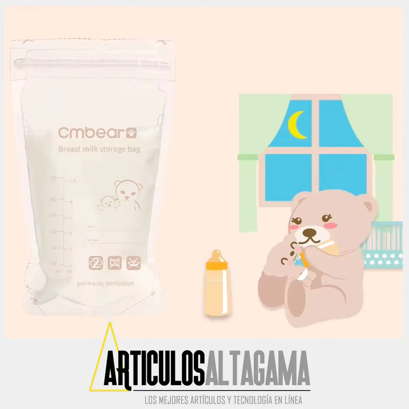 Bolsa Para Almacenamiento De Leche Materna 30 Unidades 220ml