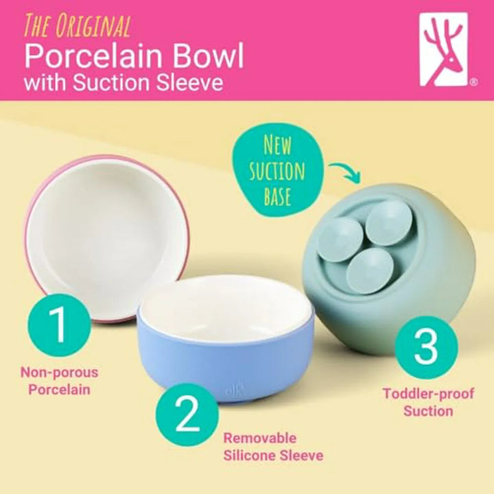 Bowls De Porcelana Para Niños Con Succión | Antideslizantes