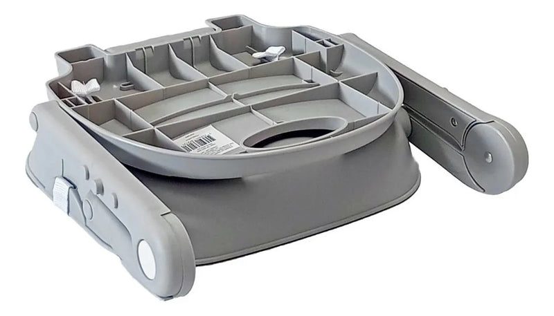 Silla Comedor Bebe 3en1 Happy Baby Azul Cp7000 Color Gris