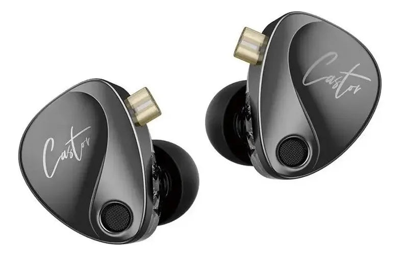 Auriculares in-ear gamer KZ Castor Bass version Sin microfono 120 cm