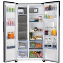 Nevecón Electrolux no frost side by side 528L inverter negroERSA53K3HVB