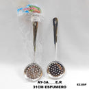 Cucharas Acero Inoxidable Utensilios Cocina Fritos 4 Mazugi Plateado