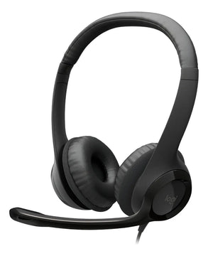 Logitech H390, Diadema Usb / Mic Sin Ruido Y Controles Cable Negro