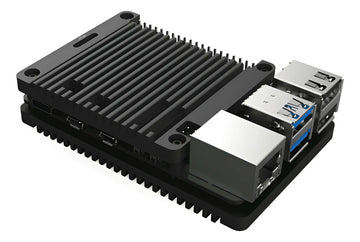 Carcasa Case Para Raspberry Pi 5 Aluminio Negro