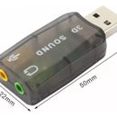 Tarjeta De Sonido Usb 5.1. Audifonos Y Microfono 3.5mm