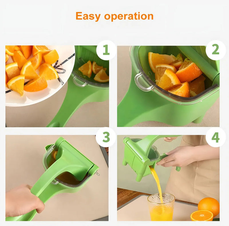 Exprimidor Manual De Naranjas Jugo Extractor Frutas Cocina