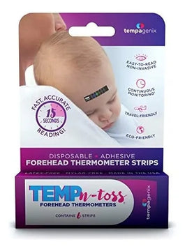 Tiras De Termómetro De Frente, 6 Unidades, Temp-n-toss
