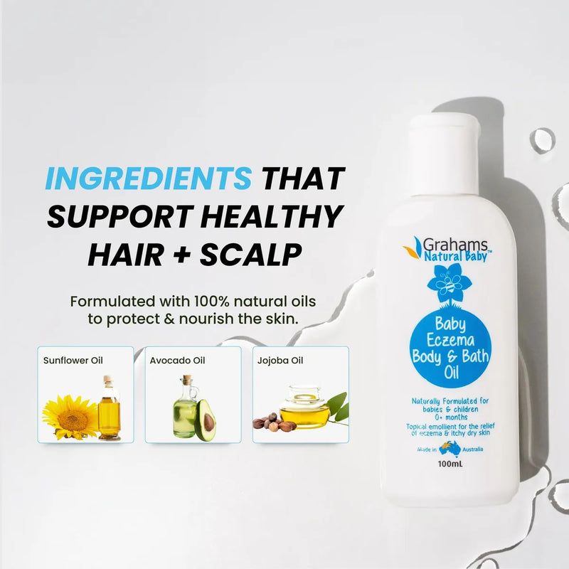Grahams Natural Aceite Corporal Y De Baño Para Eccema Para.