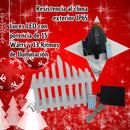 Kit Set Cerca Valla Plástica Luz Solar Automática Led Decoración Navideña Delimitar Sendero Cerramiento División Borde Jardín Finca Patio Nocturno Mágico Confiable Duradero Exterior 1.75 Metros