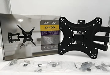 Soporte Un Brazo Inclinable Tv 32 -55 Led Lcd Plasma X400 Color Negro