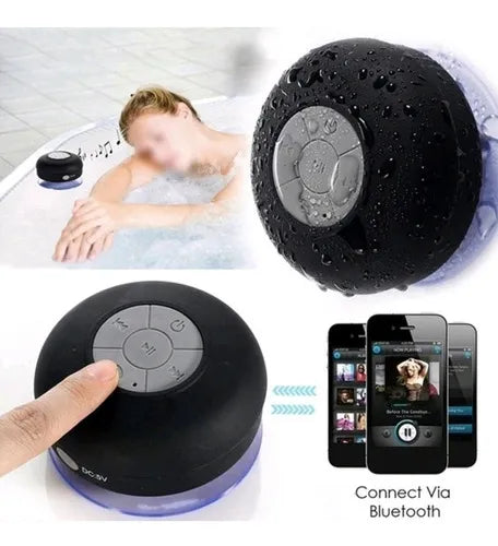 Caja de sonido Bluetooth impermeable para baño, teléfono inteligente LG, voltaje
