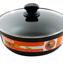 Sarten Caldero Imusa 26 Cms Antiadherente Aluminio Fundido Color Negro