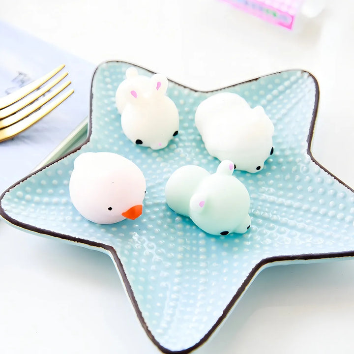 Bichinho Macio De Apertar Pop It Fidget Kit Squishy 3 Un